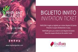 Faxiflora partecipa al MyPlant &  Garden di Milano
