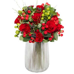 Bouquet of red roses