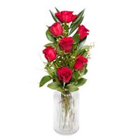 Bouquet di 7 Rose Rosse