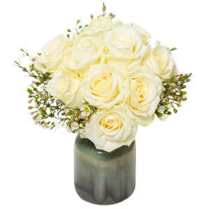 Bouquet white small roses